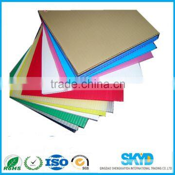 Corflute Plastic Decorative Plastic Panel Corrugated Sheet