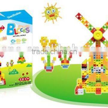 BNE100848 301pcs natural world Educational plastic creative building block