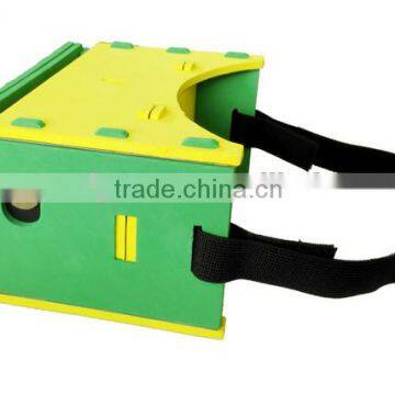 Google Cardboard Head Mount vr Box 2.0 Version vr Virtual 3d Glasses for 3.5''-6.0'' photo-5