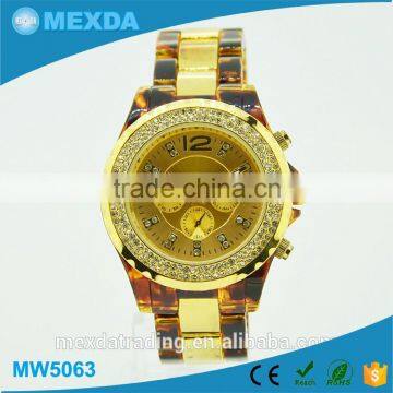 High Quality Fashion Stainless Steel Japanese Quartz Womens Luxury Watch