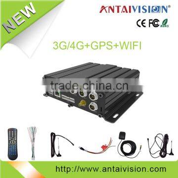 GPS 3G or 4G HDD 4CH Vehicle Car Mobile DVR ,Support WCDMA Car Mobile DVR