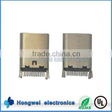 USB 3.1 DIP vertical Male C Type connector ISO 9001:2008 manufacturer