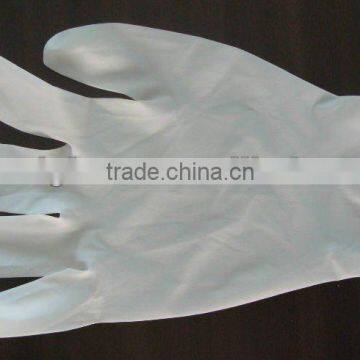 light powdered latex examination gloves