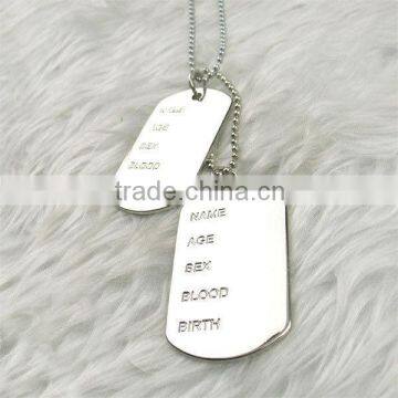 Popular design military id tags soldier name card