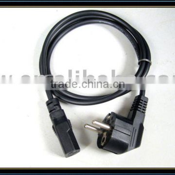 computer cable connector European style cable PVC EU