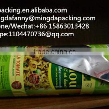 plastic package for food