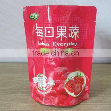 Frozen dried strawberry packaging bag