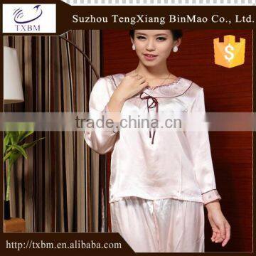 100% silk pajama; crepe, 16mm for women