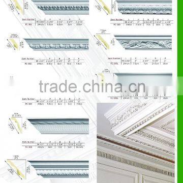 2016 Polystyrene High Quality beautiful PU decorative corbel eps cornice moulding