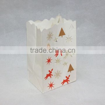 Christmas luminaire candle bags for party decoration