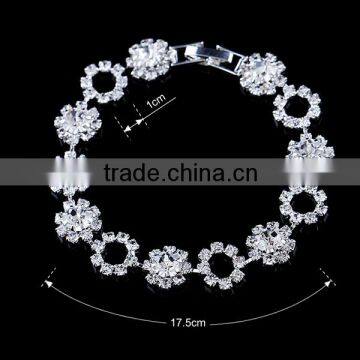 New Products 2015 European Fashion Popular At High Quality diamond Alloy Bangle