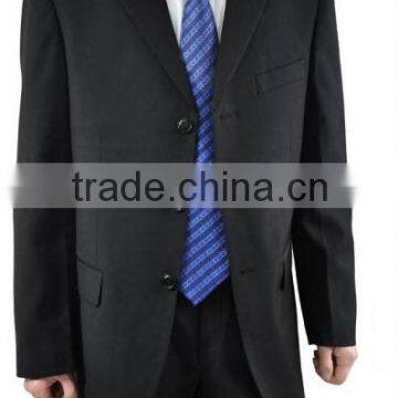 three bottons plus size mens business wool suit