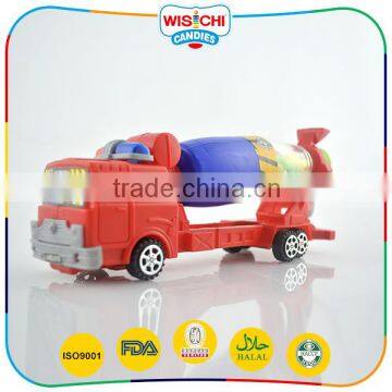 Promotion unique car shaped plastic toys with candy