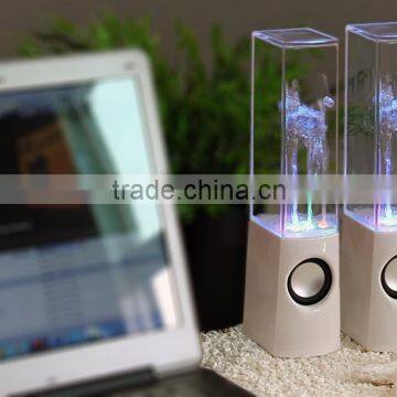 Dynamic water dancing speaker 360 degree stereo sound system for pc,cellphone