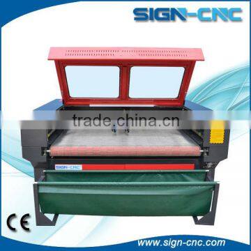 paper plastic cloth fabric leather non-metal material 100w 150w laser cutting machine