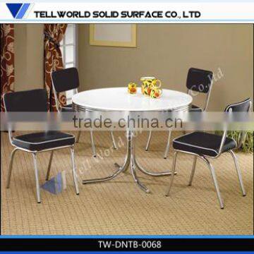 Hot sale simple modern design low maintance dining room table and chairs