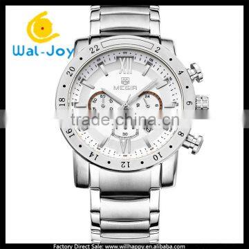 WJ-5501S Factory Direct Luxury High-grade Water Resistant Multifunction Megir Watch photo-4