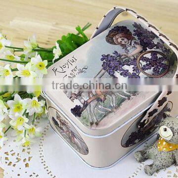 Fashion large metal tin easter box