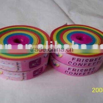 Colorful confetti for wedding and party decoration