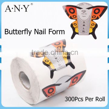 ANY Paper Full Cover Butterfly Nail Form In Nail Form New 2015                        
                                                Quality Choice