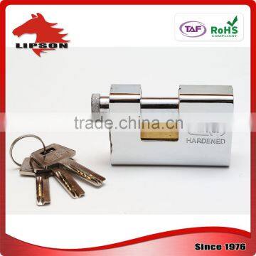 LS-301 Normal Key Amour Plated Rectangular Padlock