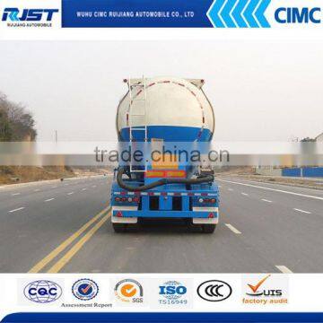 CIMC 55m3 3 Axle Bulk Cement Powder Semi Trailer Hot Sale photo-3