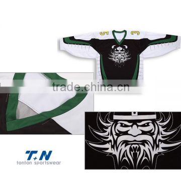 OEM Custom made canada team ice hockey jerseys, breathable ice hockey shirts