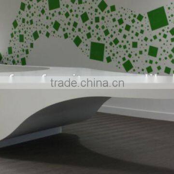 acrylic lighted reception desk/tanning salon reception desks