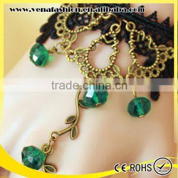 Crystal Lace Bracelet Ring, Gold Bracelet Connected Ring photo-5