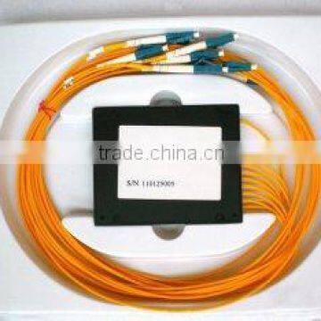 Environmental Stable 1*8 PLC Fiber Optic Splitter for CATV Systems & Fiber Sensors