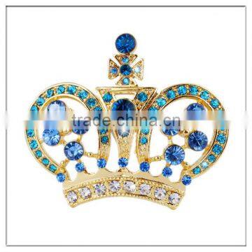 beautiful diamond crown brooch for wedding