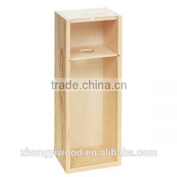 Trade assurance zhongyi high quality packaging use cheap wooden wine box for promotion