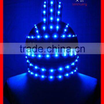 Remote Control Tron Dance LED Helmet, LED Robot Helmet