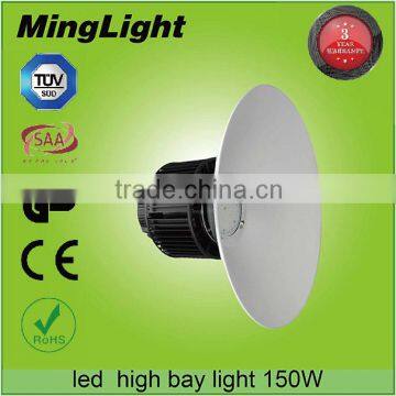 IP65 LED Light 150w led highbay light for factory light project and warehouse project with TUV SAA GS CE ROHS