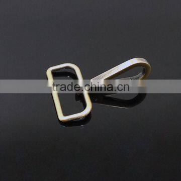 Hot sale high quality D ring silver swivel bag snap hook