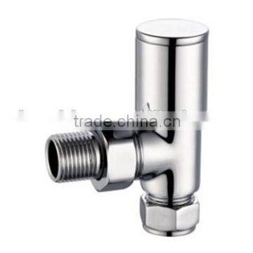 Chrome Angle Radiator Valve