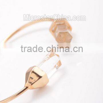 European and American Fashion Exquisite Moon Gemstone Bangle photo-5
