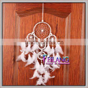 white Rings dream catcher