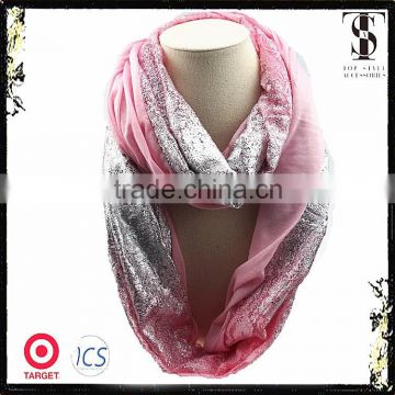 2014 wholesale silver print special design scarves