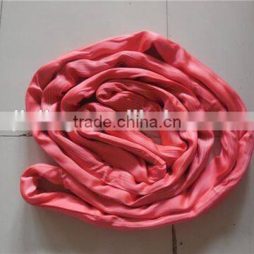 High tenacity 100% polyester fiber 5 ton textile round sling