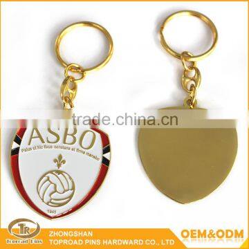 Zhongshan promotional custom zinc alloy metal engraved stainless steel souvenir keychain