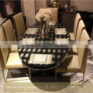 Arm Dining Chair From Ymq JC11-02 for Luxury Dining Room Furniture- JL&C Furniture photo-5