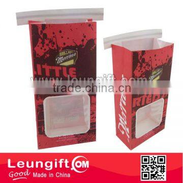 Inner Glossy Lamination waterproof Packing Paper Bag windowed treat bag