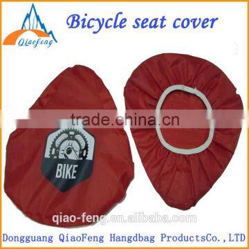 Custom print best promotional polyester waterproof Bicycle seat cover china supplier