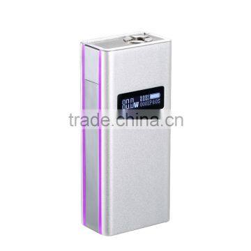 2016 temp control vapor mod vaporizer products 80w e cig variable wattage 1w to 80w RGB light 80W box mod