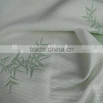 60% polyester 40% bamboo jacquard knitted mattress fabric