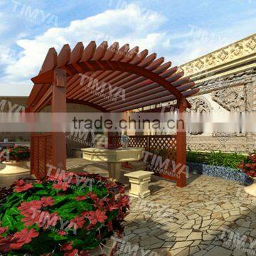 Arch Cheap Aluminium Garden Stone Column Pergola Metal