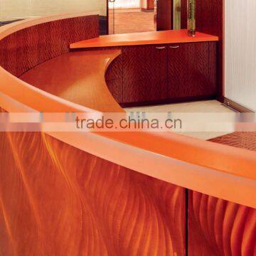 Vitamin C Translucent Solid Surface for Reception Top