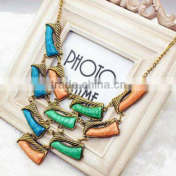 New Multicolor necklace for women zinc alloy necklaces