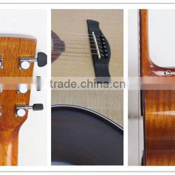 OEM Chinese Guitar Sapele Acoustic Electric Guitar L-4012-3 photo-5